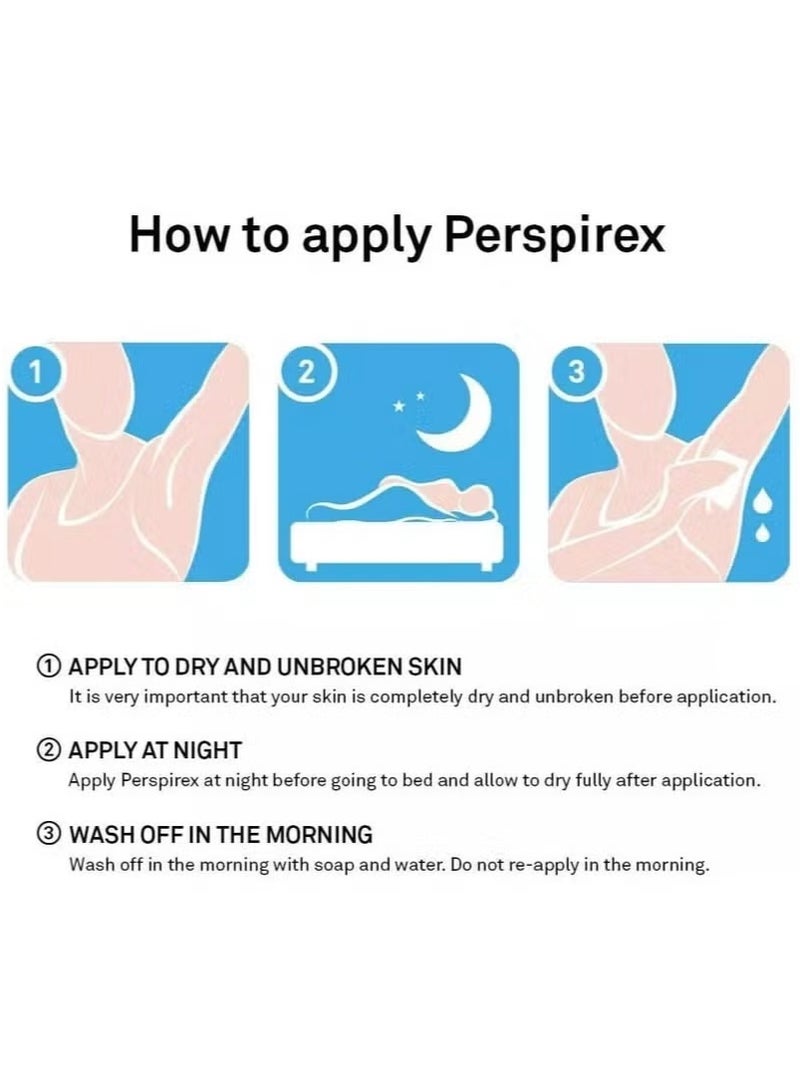 Perspirex Original Extra-effective Antiperspirant Roll-on 20ml, Comfort Antiperspirant Deodorant Roller, Protection Against Control Sweat and Odour for Men and Women - Image 4
