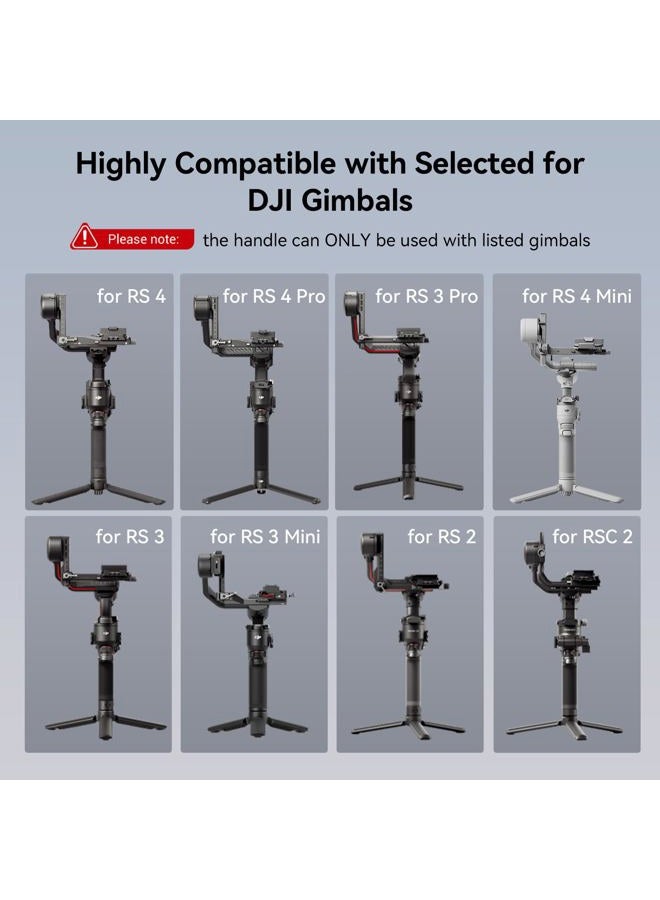 SmallRig Adjustable Sling Handgrip Gimbal Sling Handle for DJI RS 4 Mini, RS 4, RS 4 Pro, RS 3 Mini, RS 3, RS 3 Pro, RS 2, RSC 2 Stabilizer, 13.2lb Load, Ergonomic Grip for Low Angle Shots - Image 2