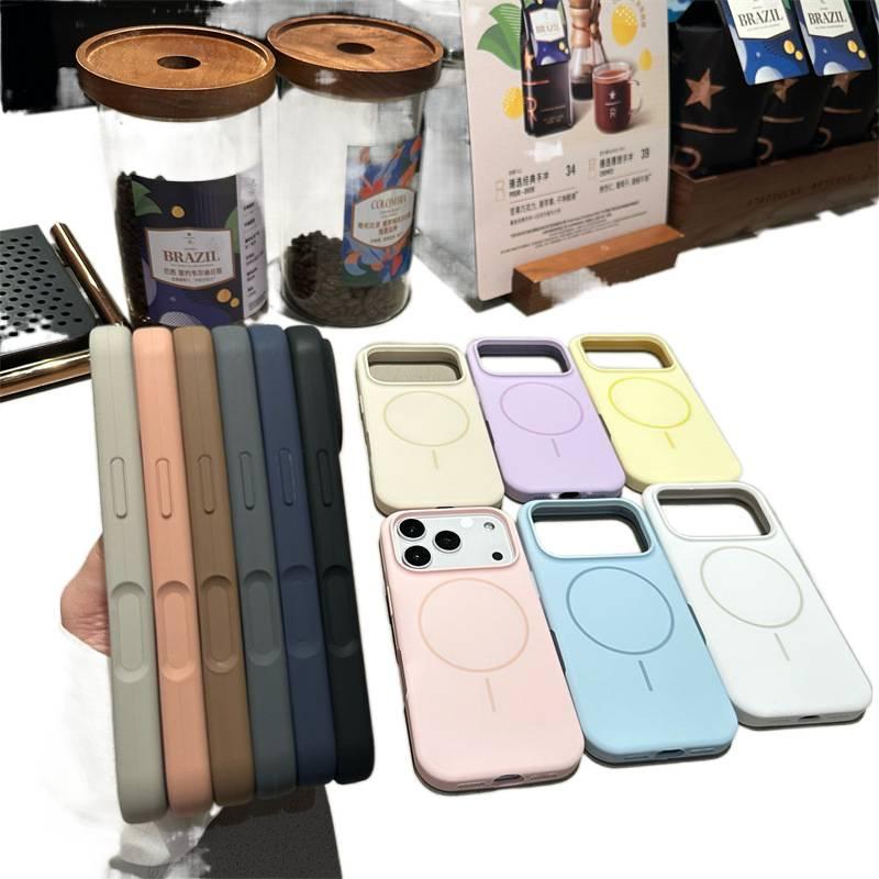 BB غطاء MagSafe بTPU لـ iPhone 14 / 14 Plus / 14 Pro / 14 Pro Max مع مقاوم للصدمات وحماية من السقوط مع مقاوم للصدمات مع مغناطيس قوي مع مقاوم للخدش باللون Charcoal Grey مغناطيسي من ما. - Image 3