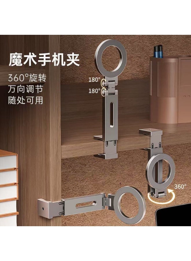 Magnetic phone holder Magsafe travel portable 360-degree rotating desktop folding rotating phone holder