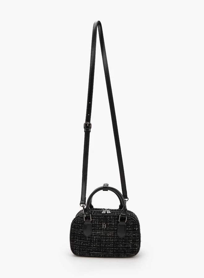 فلورا بيلا من شو إكسبرس حقيبة كروس بودي بمقبض مزدوج وملمس مميز