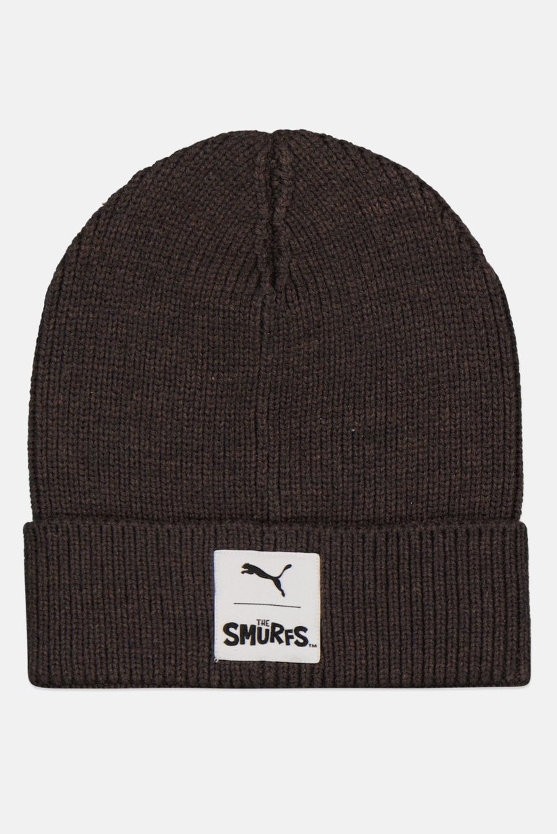PUMA Puma x The Smurfs Kids Boy Crochet Bonnet, Grey  - Image 1