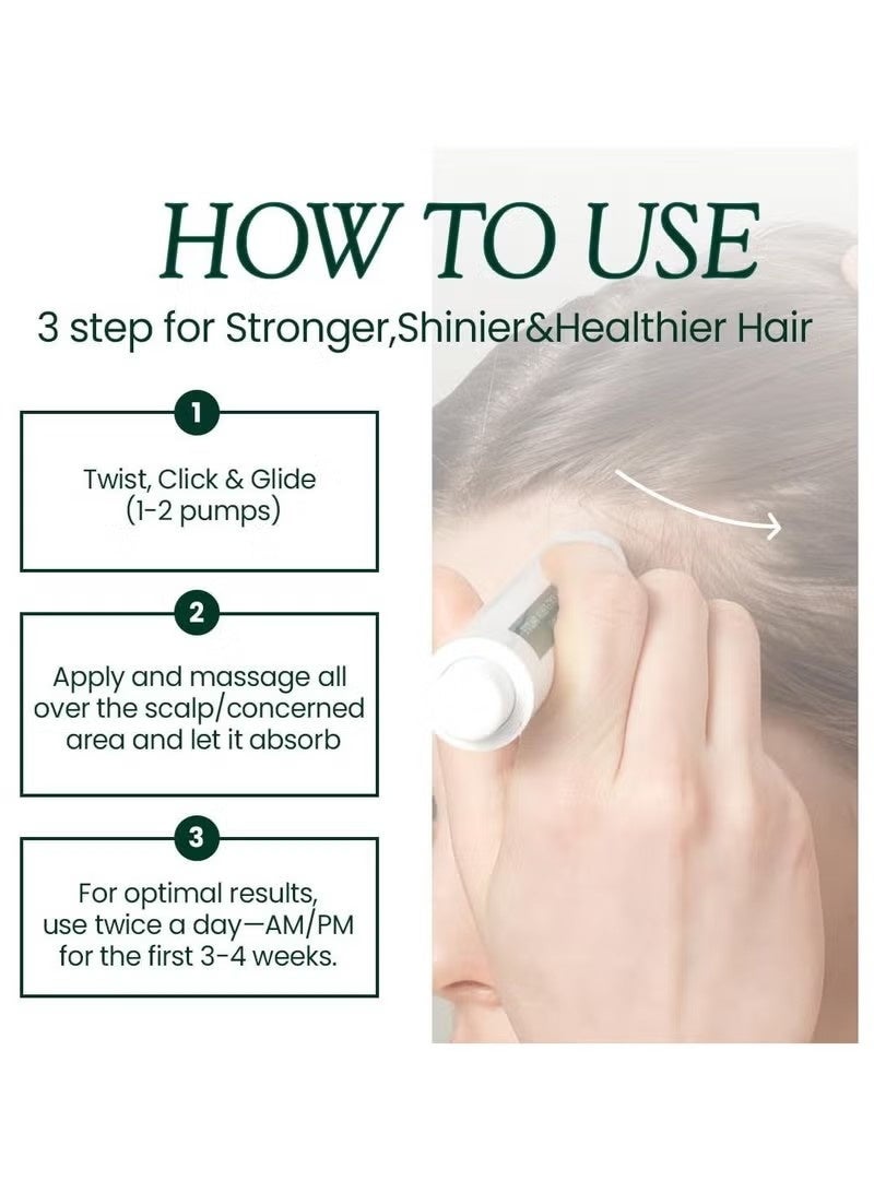 ViveLab Scalp&Hair Serum for Thinning Hair,15ml–Clinically Tested,Nourishing Formula with Biotin,peptide. Promotes Healthy Scalp&Fuller-Looking Hair - Image 5