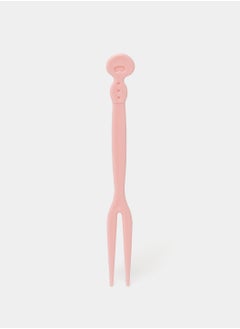 Generic Cute Home Fruit Fork Set, Disposable Plastic Fruit Fork, Mini Cake Fork, Dessert Fork, Fruit Fork, Salad Fork for Parties – 50 Pieces (pink Color)  - Image 1