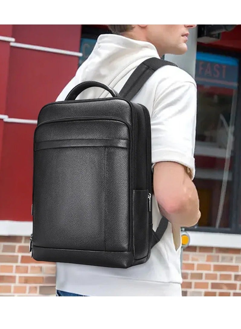 Small Smart Fingerprint Lock Backpack, Built in Bag Luggage Suitcase Travel Aluminum Alloy Lock, Fast Unlocking, High Security, Portable Backpack (Black) - Image 4