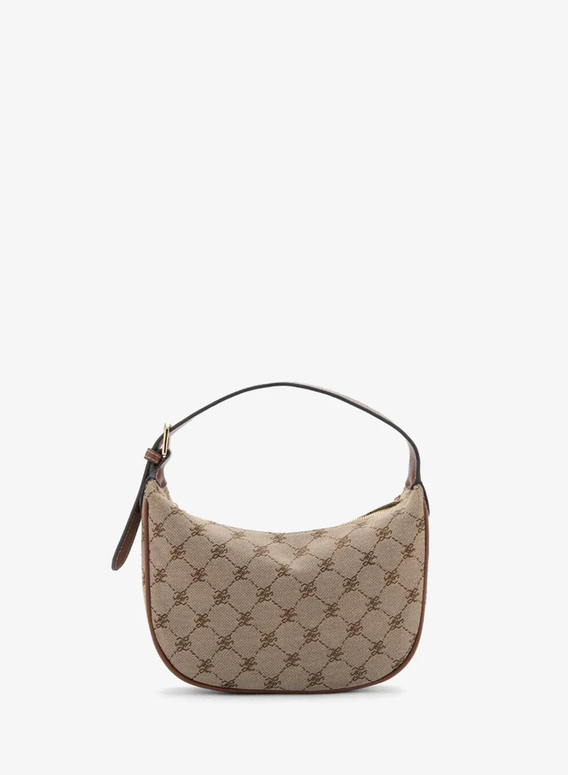 MANGO Small jacquard shoulder bag