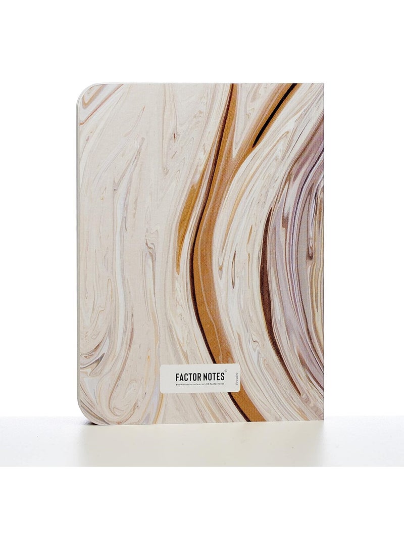 FACTOR NOTES A6 Size Textured Fine Grain Medium Surface Pocket Sized Sketchbook 120gsm Thickness 128 Pages  - Image 5