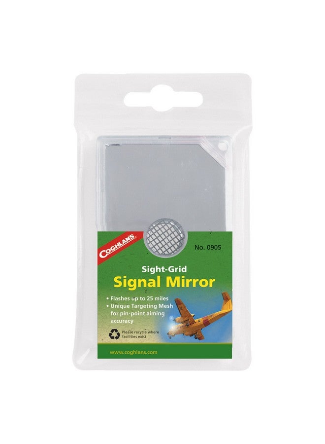 Coghlan's Sight-Grid Signal Mirror , Metallic, 2" x 3" - Image 1