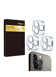 Ailun Ailun 3 Pack Camera Lens Protector for iPhone 15 Pro 6.1" ＆ iPhone 15 Pro Max 6.7",Tempered Glass,9H Hardness,Ultra HD,Anti-Scratch,Easy to Install,Case Friendly [Does not Affect Night Shots]  - Image 1