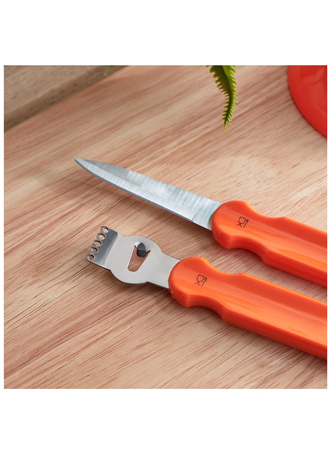 Home Box - Easy Chef Citrus Mix 3 in 1 Gadget Seed Extractor with Knife and Juicer 17.5 x 2 x 2.5 cm - Image 1