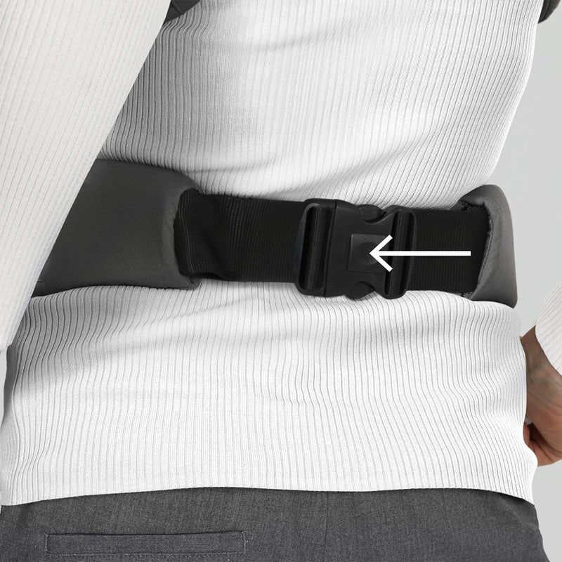 Cybex Maira Tie Baby Carrier, Adjustable Baby Carrier from Newborn up to 33 lbs, Denim Blue, One Size - Image 4