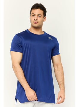 Adidas Men Sportswear Fit Short Sleeve Training Jersey, Royal Blue  - Image 1
