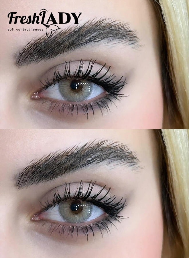 FreshLady Moonlight Colored Contact Lenses, Yearly Daily Wear - Image 4