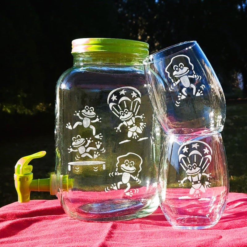 Armour Etch كريم نقش الزجاج من أرمور إتش - أنشئ تصاميم مذهلة على الأسطح الزجاجية - كريم النقش للزجاج من منتجات أرمور - 10 أونصات صافي الوزن - Image 5