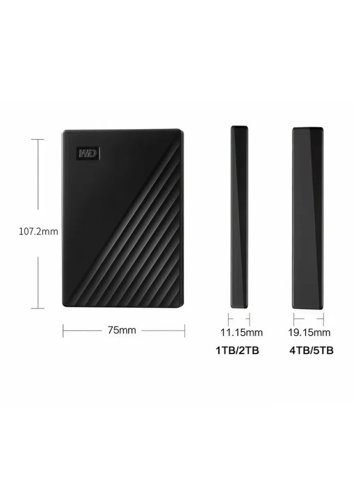 1TB My Passport Portable External HDD - USB 3.0 (WDBYVG0020BBK) - Image 3