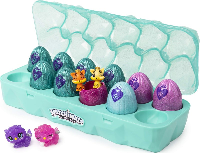 Hatchimals CollEGGtibles, Jewelry Box Royal Dozen 12-Pack Egg Carton with 2 Exclusive (Styles May Vary) - Image 1