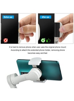 SYOSI Smartphone Clamp Holder Extension Holde for DJI 5/4, Phone Clip Mount Extension,Smartphone Handheld Gimbal Stabilizer Accessories  - Image 5