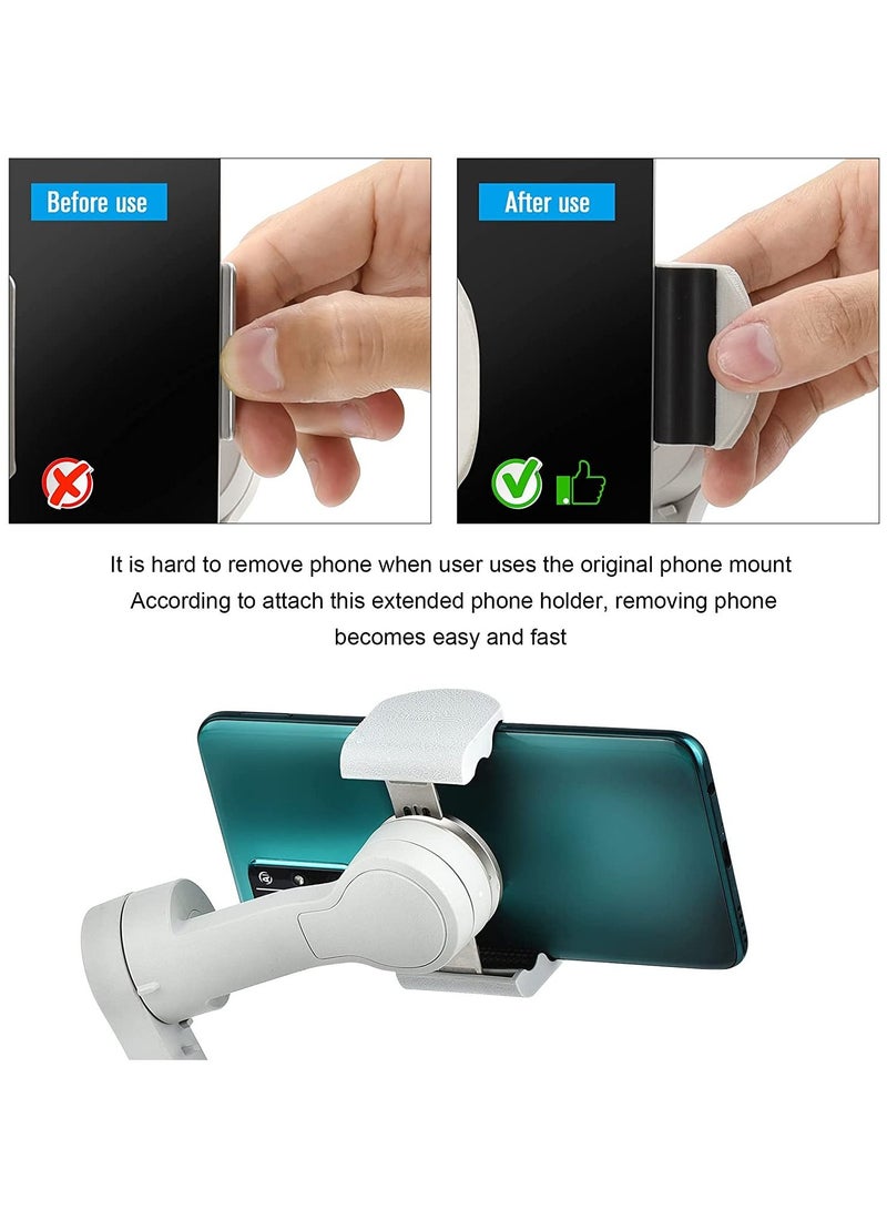 SYOSI Smartphone Clamp Holder Extension Holde for DJI 5/4, Phone Clip Mount Extension,Smartphone Handheld Gimbal Stabilizer Accessories  - Image 5
