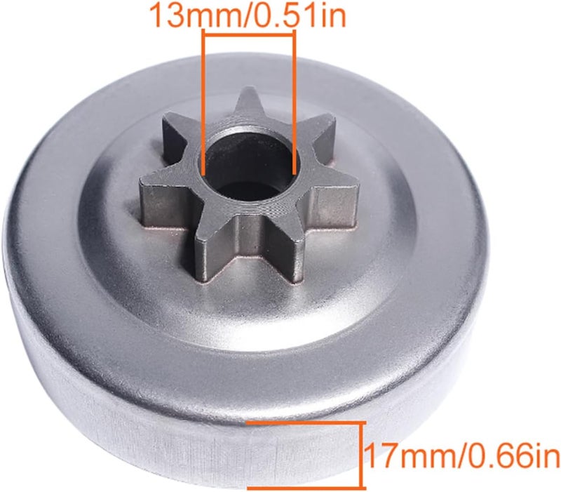 Mtanlo .325 Spur Sprocket Cover Clutch Drum Kit for Stihl MS261 MS261C MS271 MS271C MS291 MS291C Chainsaw Replace # 1121 160 2051, 1141 640 2001 - Image 2