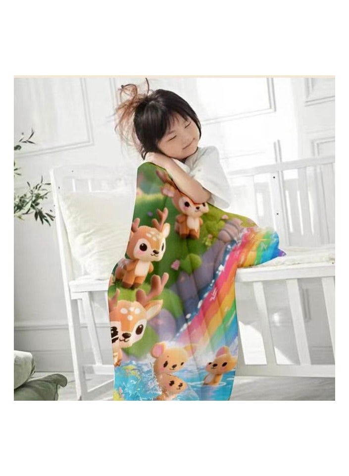 general Flannel thin blanket (warm and comfortable, suitable for sleep, gaming, dust removal and sandproof) 150cm*200cm - 777 - Image 3