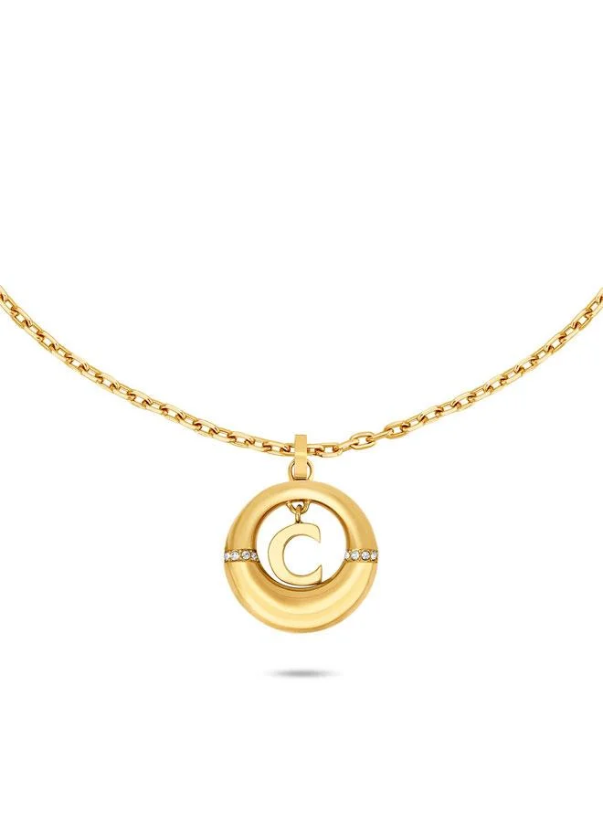 CERRUTI 1881 Valeria Gold Plated Stainless Steel Necklace for Women 450mm