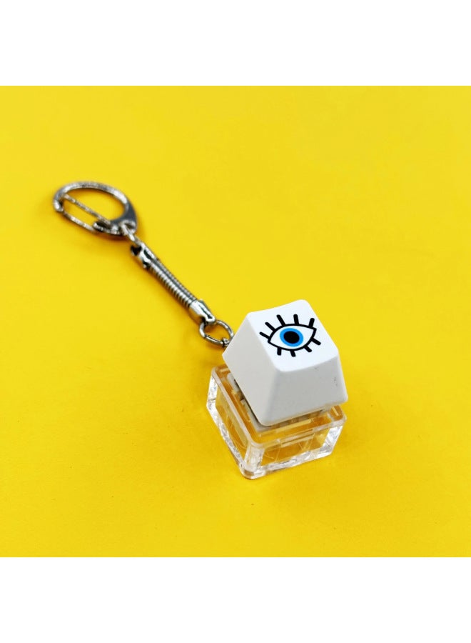 Popular Creative Press Decompression Artifact Single Key Keycap Cute Funny Style Mechanical Keyboard Anime Keychain Keycap 