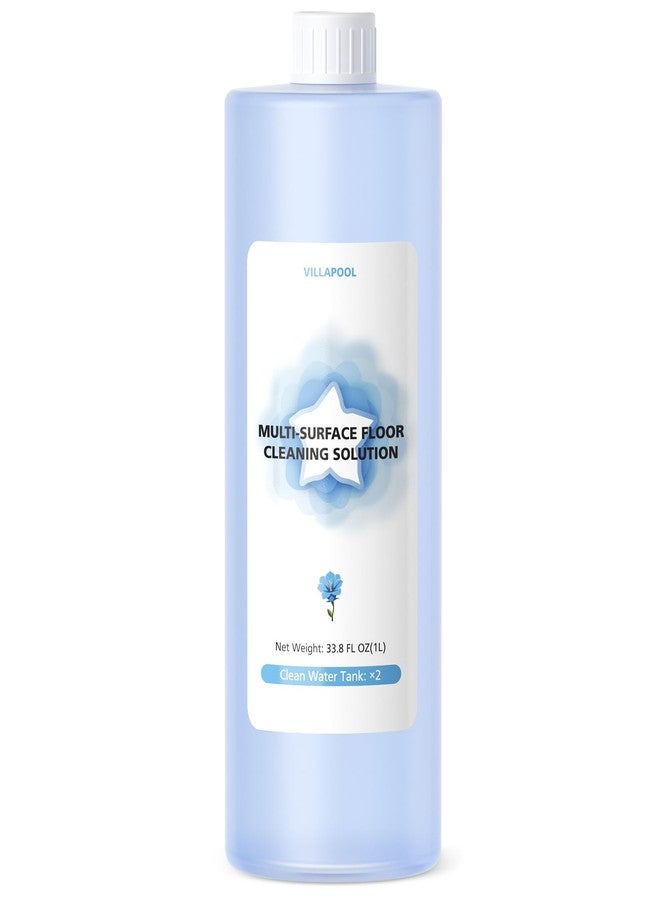 VILLAPOOL Multi-Surface Floor Cleaning Solution Compatible with ECOVACS DEEBOT X11 OmniCyclone / X9 PRO OMNI / T80 OMNI / T50 PRO OMNI / N30 Series / N20 Series, 1L - Image 1