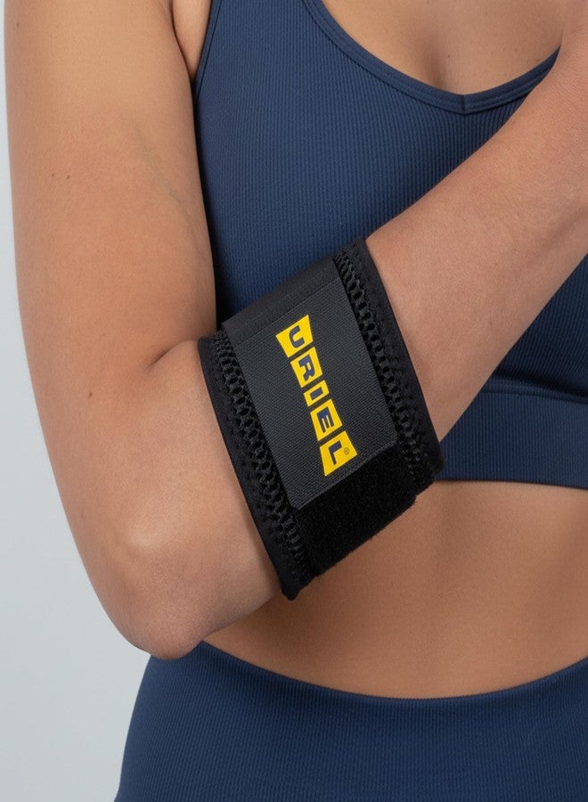 URIEL Tennis Elbow Brace for Men & Women – Adjustable Tennis Elbow Strap with Comfortable Cushion & Durable Fit – One-Size Forearm Support Band for Golfer’s Elbow, Epicondylitis & Everyday Sports Use - Image 1