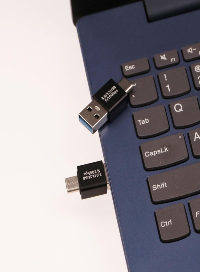 محول Pastall 4Pack UPGRADED USB 3.1 ذكر إلى USB C ذكر، محول USB-C/Type-C ذكر إلى USB ذكر، متوافق مع الهواتف المحمولة/أجهزة الكمبيوتر/أجهزة الكمبيوتر المحمولة/الهواتف المحمولة - Image 2