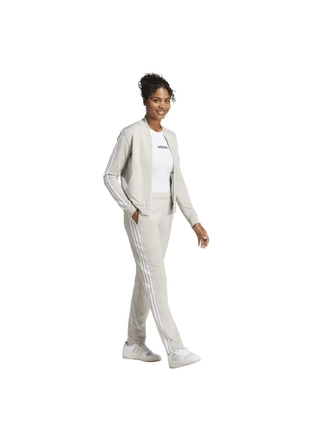 Adidas Adidas W Ess 3S Ts Beige Tracksuit Suits For Women