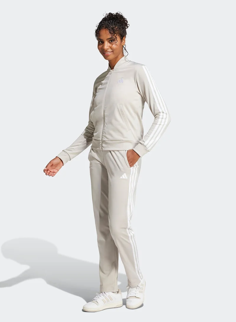 Adidas Adidas W Ess 3S Ts Beige Tracksuit Suits For Women