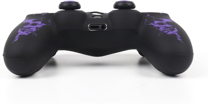 RALAN Horned Skull Head Design Controller Skin Cover with 2 Thumb Grips Compatible with PS4/Playstation 4 Slim/Pro Controller - Image 4