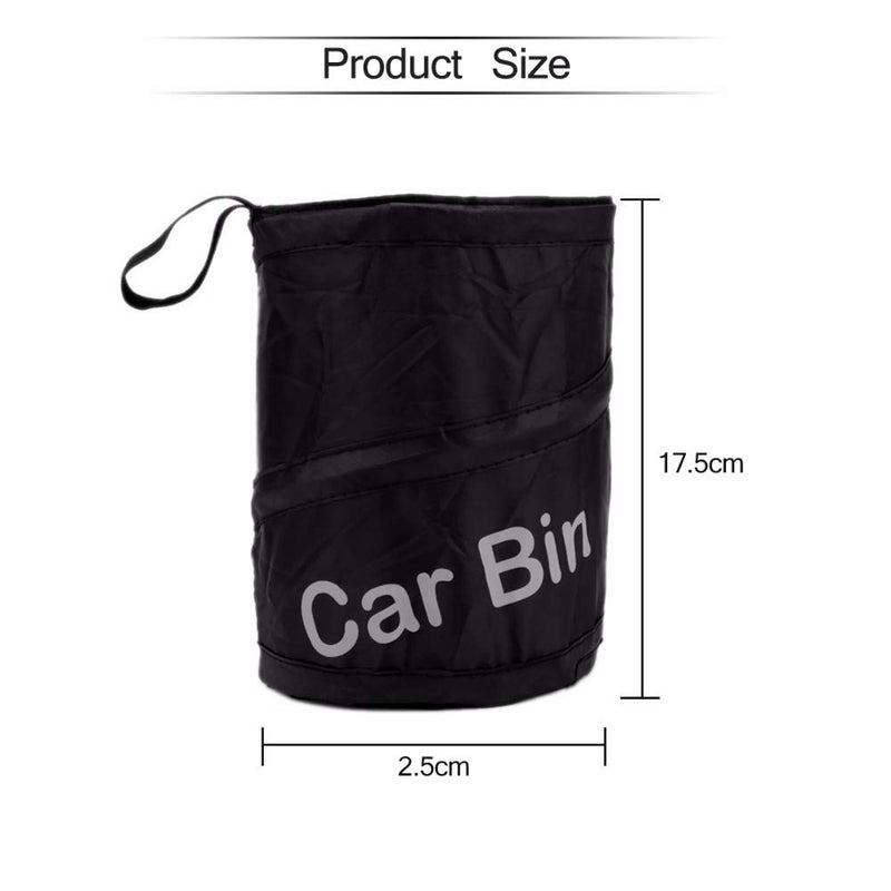 Sanbo Car Bin Car Waste basket Trash Can Litter Container Portable Fold Leakproof Traveling Auto Garbage Bag Household Cleaning Tools Accessories - Image 4