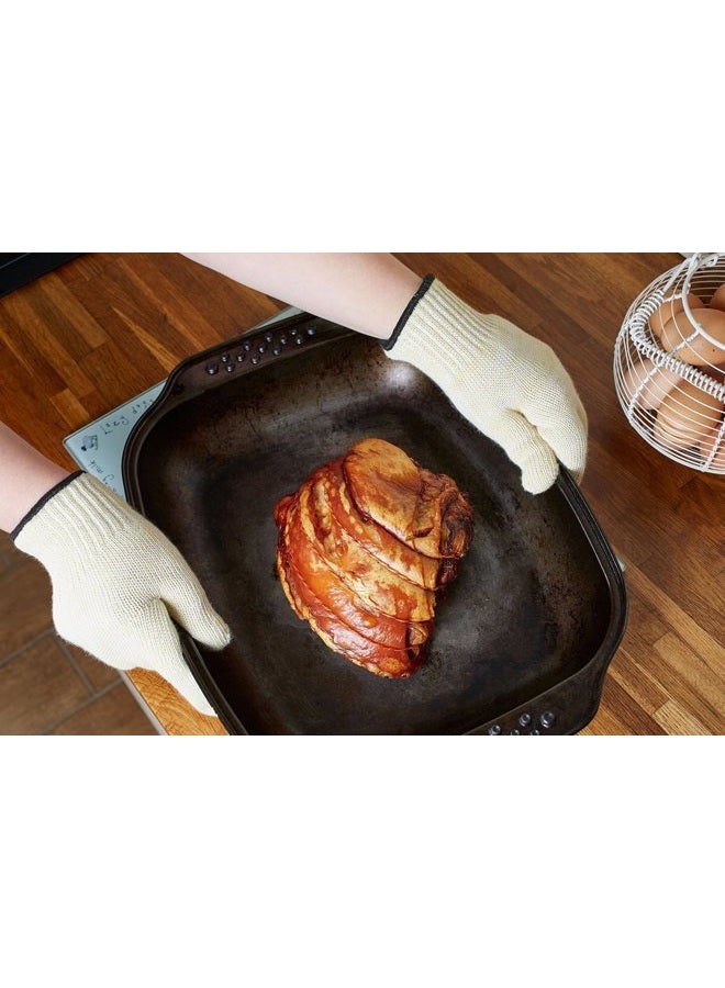 Brandobay Oven Gloves - Set of 2 - Heat Resistant Mitt Sets - Image 4
