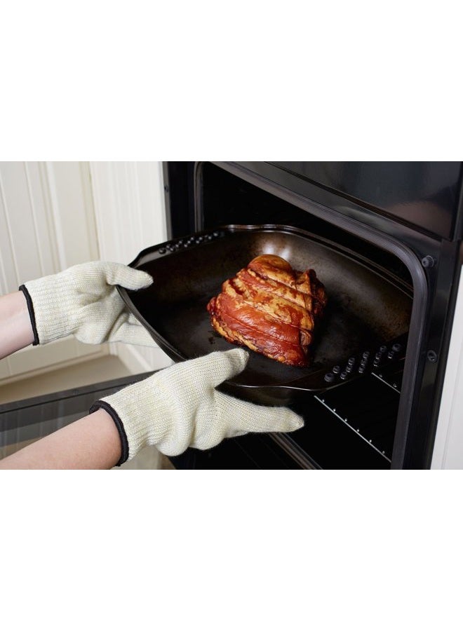 Brandobay Oven Gloves - Set of 2 - Heat Resistant Mitt Sets - Image 3
