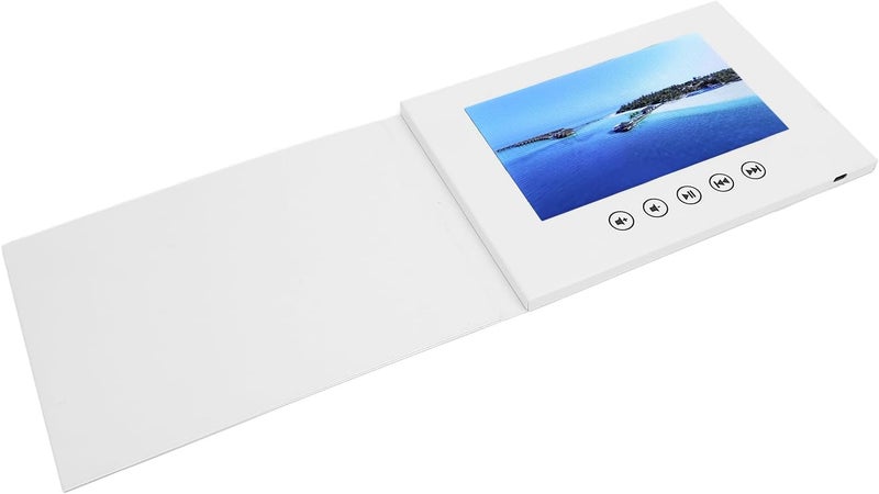 Dpofirs Electronic Video Greeting Card - 128M Memory, HD Video Playback, 4:3 LCD Display, Builtin Speaker, DIY Stickers - Fits for Weddings, Anniversaries, Birthdays (5inch) - Image 5