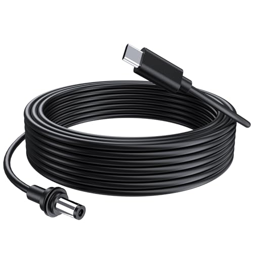 UBeesize Starlink Mini 10FT USBC to DC Power Cable 18AWG Waterproof Cord Compatible with 100W Power Bank and 20V PD Charger for Stable Outdoor Power - Image 1