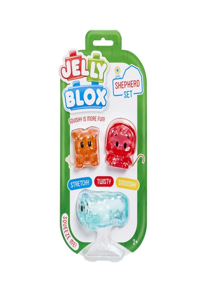 Jelly Blox Shepherd Character Set | Shepherd, Dog, Sheep, Toddler/Preschool - Image 1