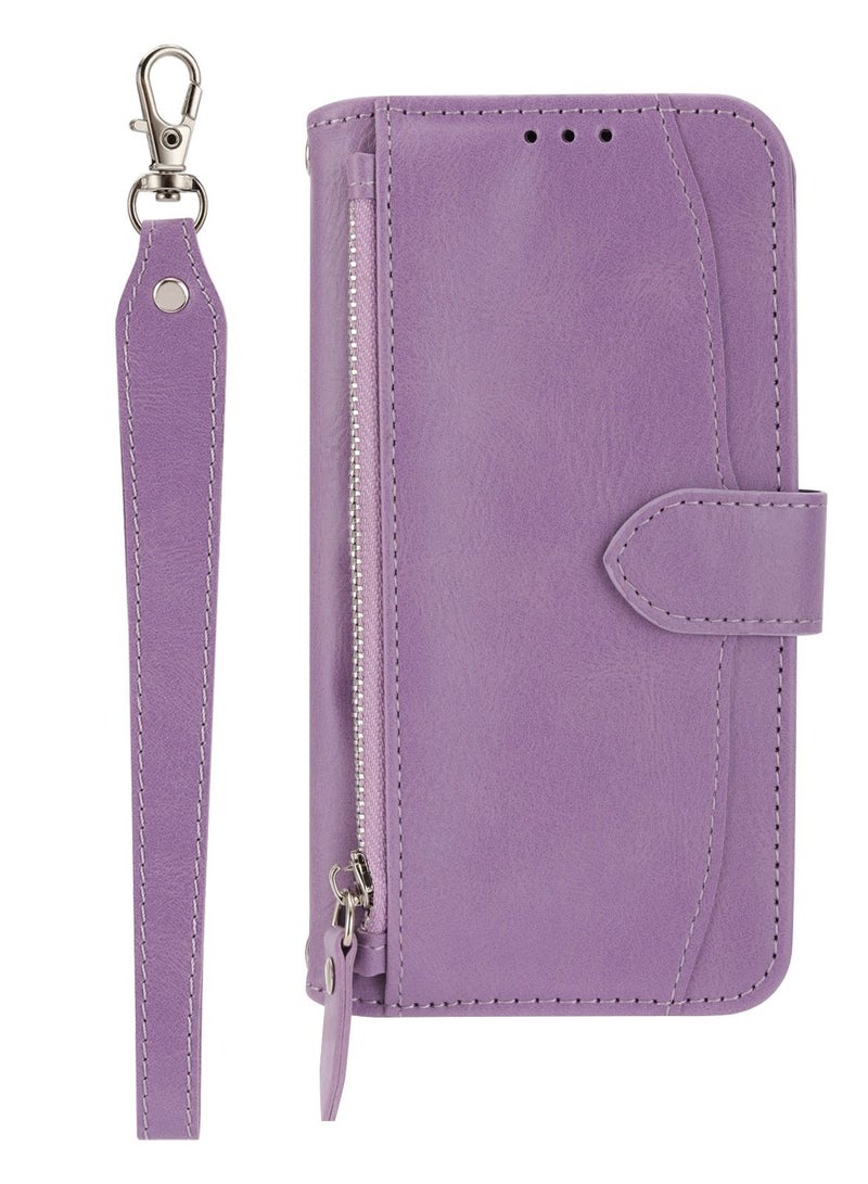 Suteni Flip Cover Leather Card Slots Phone Case for iPhone - Image 1