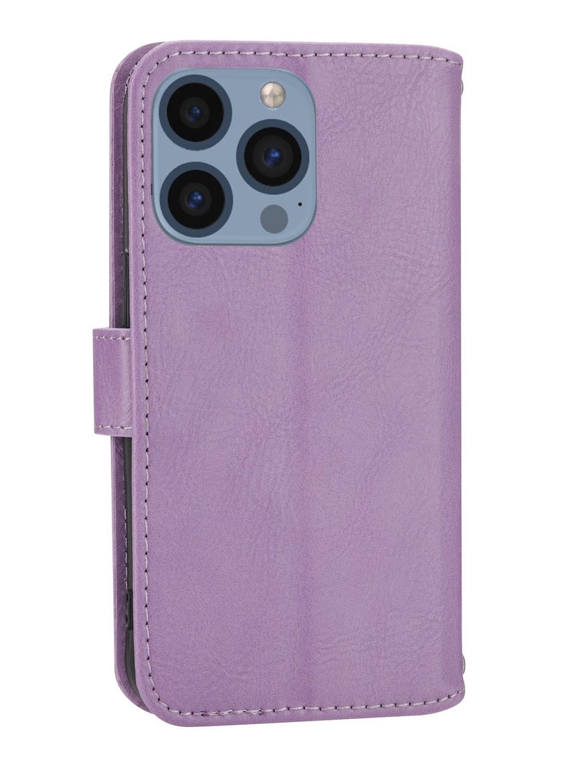 Suteni Flip Cover Leather Card Slots Phone Case for iPhone - Image 2