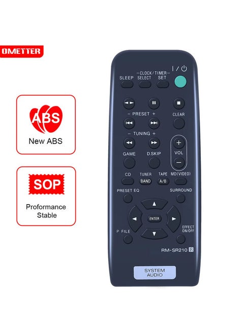NEW Original Remote Control RM-SR210 suitable for Sony SYSTEM AUDIO Combination Audio Remote RM-SGP5 CMT-RB5 CD MD card stand