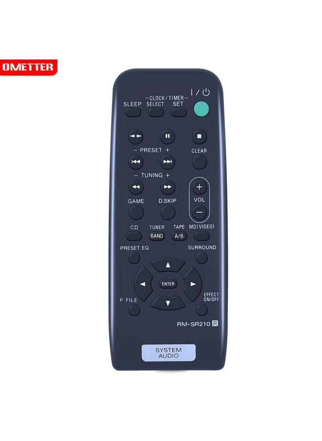 NEW Original Remote Control RM-SR210 suitable for Sony SYSTEM AUDIO Combination Audio Remote RM-SGP5 CMT-RB5 CD MD card stand