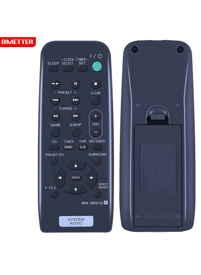 NEW Original Remote Control RM-SR210 suitable for Sony SYSTEM AUDIO Combination Audio Remote RM-SGP5 CMT-RB5 CD MD card stand
