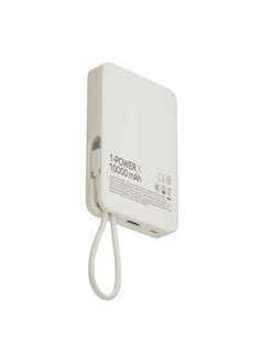 Momax momax  20W Battery Pack with Built-in USB-C Cable -White  - Image 2