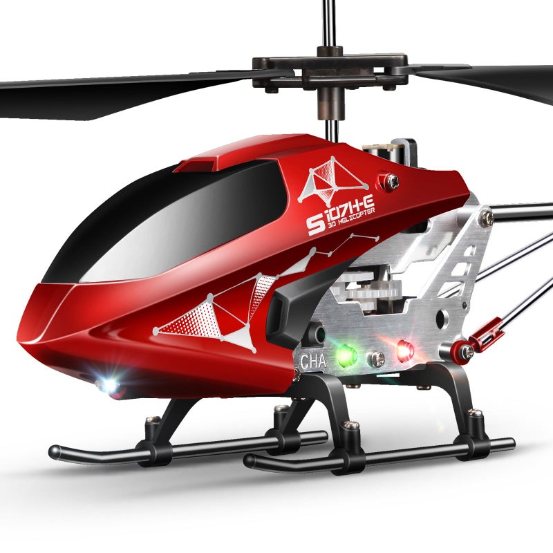 SYMA طائرة هليكوبتر RC SYMA S107HE للأطفال 812 والمبتدئين مع جهاز تحكم عن بعد وطريقة تثبيت الارتفاع ووضعي سرعات كاملة من المعدن للعب للأولاد والبنات هدية داخلية - Image 2