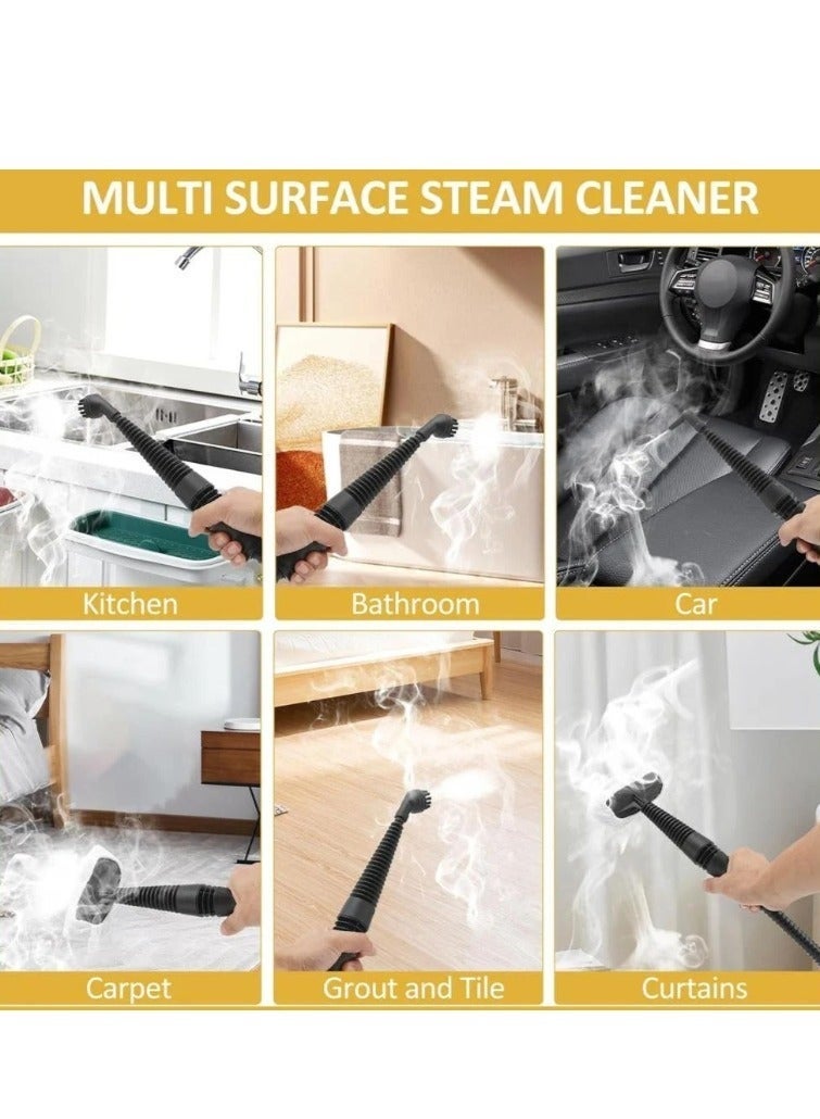 دينكس جهاز تنظيف بالبخار كهربائي متعدد الاستخدامات، 1200 واط، سعة ماء 350 مل، 15 قطعة - Image 3
