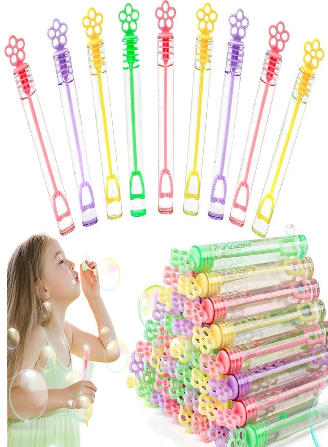 DERAYEE 36PCS Mini Bubble Wands for Kids Bulk, Flower Bubble Party Favors Toys for Birthday Wedding Gifts Goodie Bag Stuffers Classroom Prizes, Indoor Outdoor Activities for Girls & Boys - Image 1