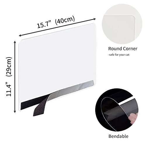 Oncpcare 3 Pack Cat Litter Box Pee Shields, High Side Open Top Kitty Litter Pan Shield - Keep Mess in The Pan, (Box Not Included) - Image 2