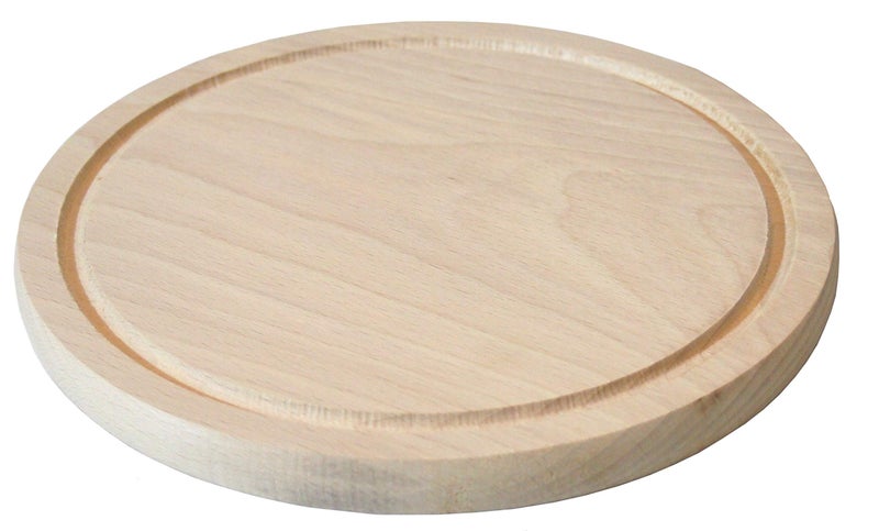 efo Wooden Round Cutting Board  Wooden Pad  Round Serving Board  Small Chopping Board Wood 8 20cm