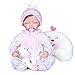 Pedolltree Cute Reborn Baby Dolls Clothes Girl 18 inches Outfits Sets for 161718 Inches Newborn Baby Girl Dolls - Image 4